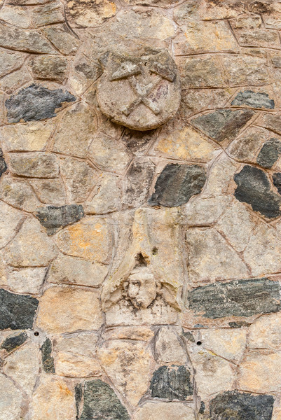 Part of a stone wall.  Kutna Hora, Czech Republic Stock photo © Zhukow