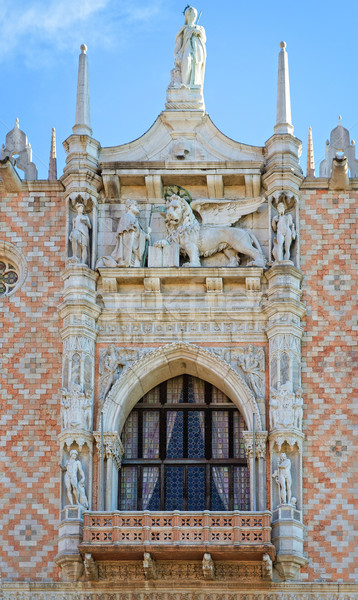 VENICE, ITALY architecture fragment Doge's Palace century Stock photo © Zhukow