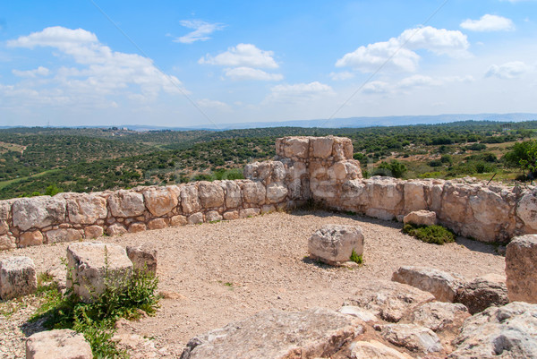 Etri ruins near Beit Shemesh Stock photo © Zhukow