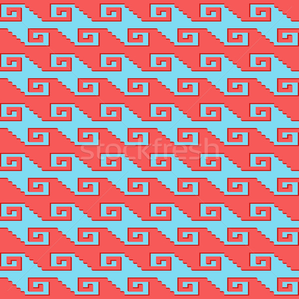 Naadloos geometrisch patroon kan gebruikt textiel boek Stockfoto © Zhukow