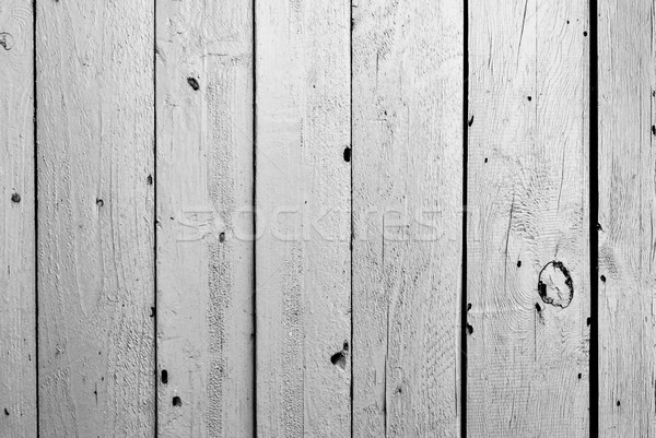 old black and white color wooden fence background Stock photo © Zhukow