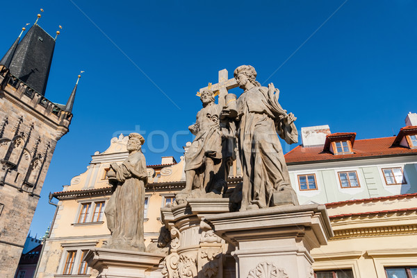 Old Town Prague, Tower at the Charles Bridge Czech Republic Stock photo © Zhukow