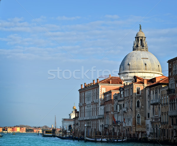 Grand Canal and Basilica Santa Maria della Salute, Venice, Italy Stock photo © Zhukow