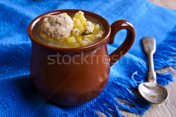 Thick soup Stock photo © zia_shusha