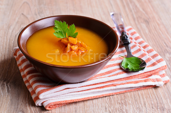 Pumpkin soup Stock photo © zia_shusha