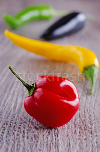 hot peppers  Stock photo © zia_shusha