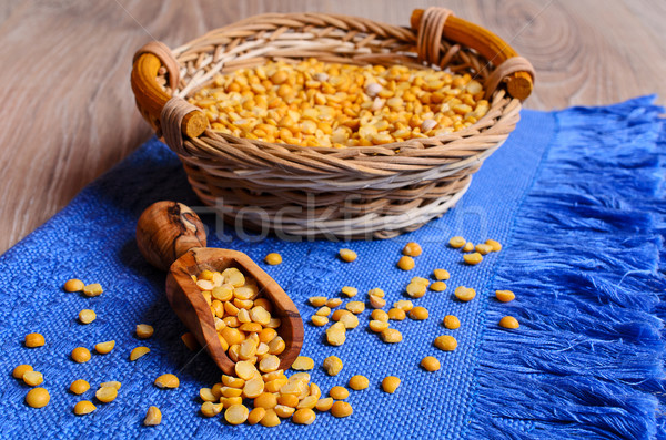 Dry yellow peas Stock photo © zia_shusha