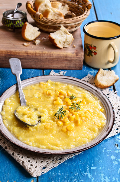 Stock photo: Corn soup