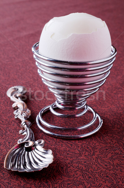 Stock photo: White egg