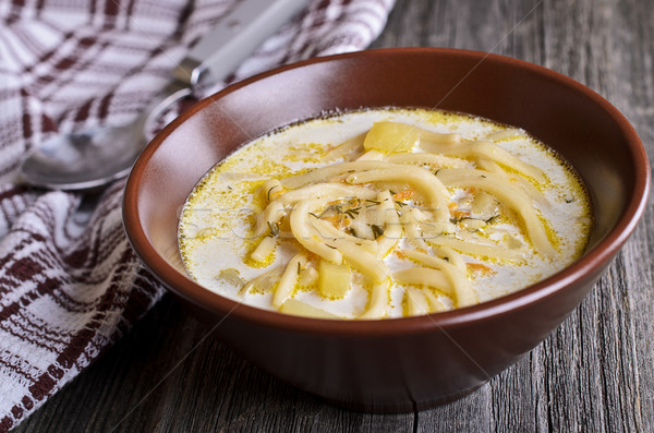 Soup with pasta Stock photo © zia_shusha