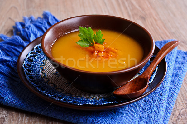 Pumpkin soup Stock photo © zia_shusha