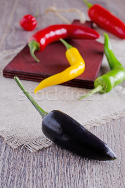 hot peppers  Stock photo © zia_shusha