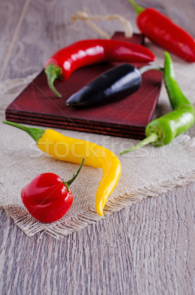 hot peppers  Stock photo © zia_shusha