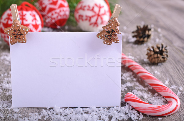 Christmas composition Stock photo © zia_shusha