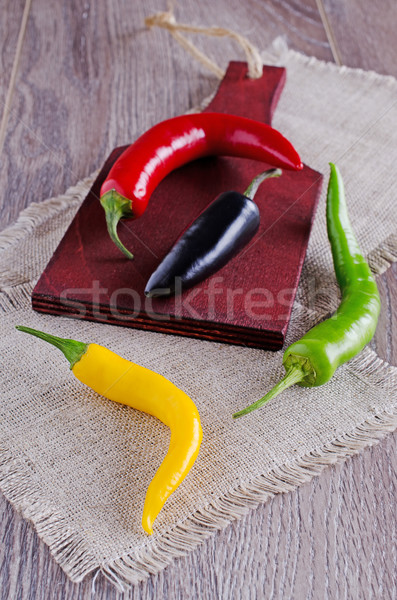 hot peppers  Stock photo © zia_shusha