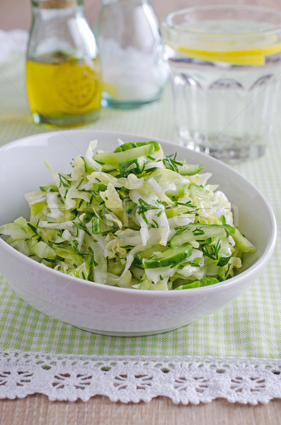 Légumes frais salade fraîches chou concombre blanche [[stock_photo]] © zia_shusha