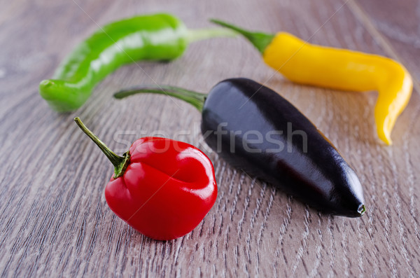 hot peppers  Stock photo © zia_shusha