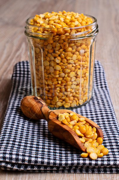 Dry yellow peas Stock photo © zia_shusha