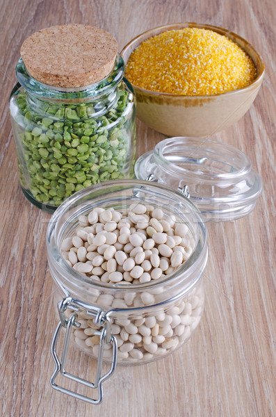 beans, peas and corn milled  Stock photo © zia_shusha