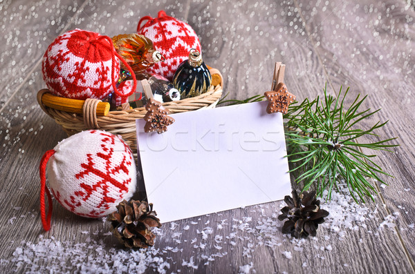 Christmas composition Stock photo © zia_shusha