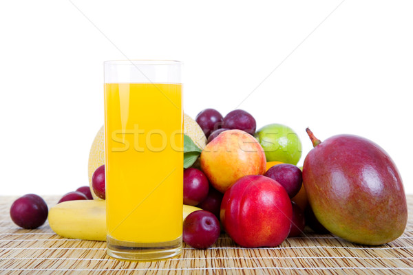 fruits and juice Stock photo © zittto