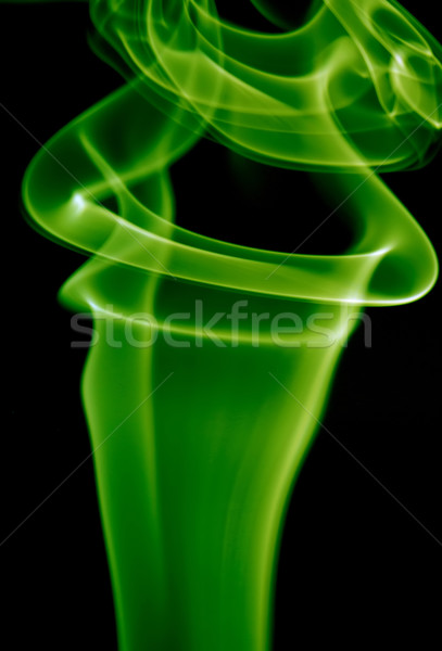 Verde abstract fumo nero Rainbow velocità Foto d'archivio © zittto