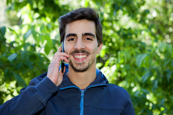 man on the phone Stock photo © zittto