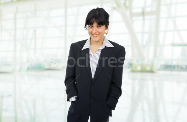 Business woman jungen Porträt Büro Gesicht glücklich Stock foto © zittto