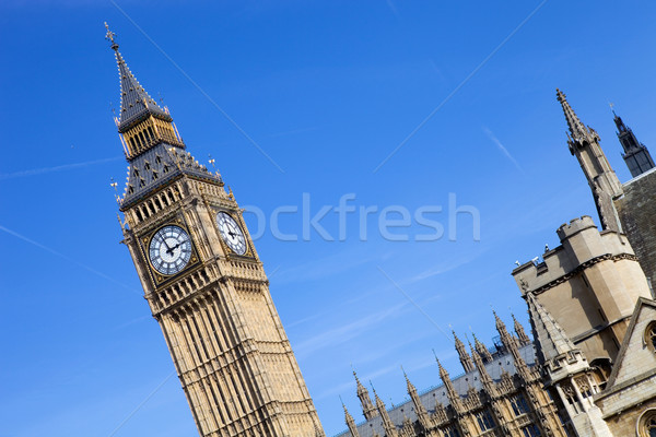 Big Ben Londres horloge westminster ville ciel [[stock_photo]] © zittto