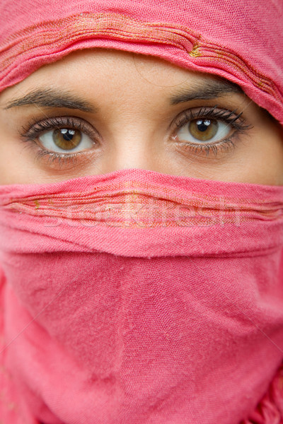 woman veil Stock photo © zittto