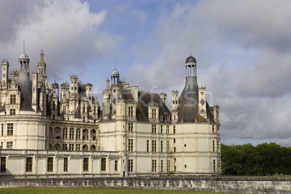 Château France herbe bâtiment jardin bleu [[stock_photo]] © zittto