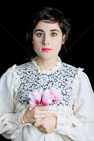 dressed as bride Stock photo © zittto