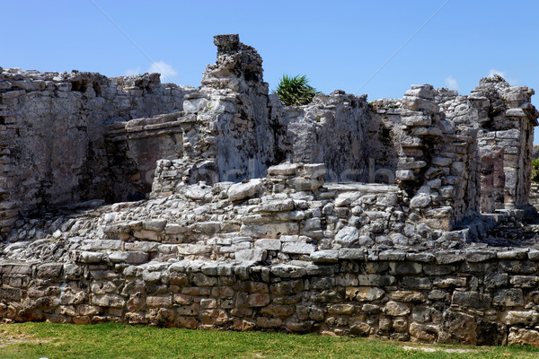 Stockfoto: Oude · stad · ruines · gebouw · muur · tropische