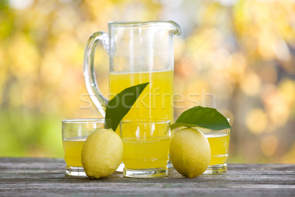 lemon juice Stock photo © zittto