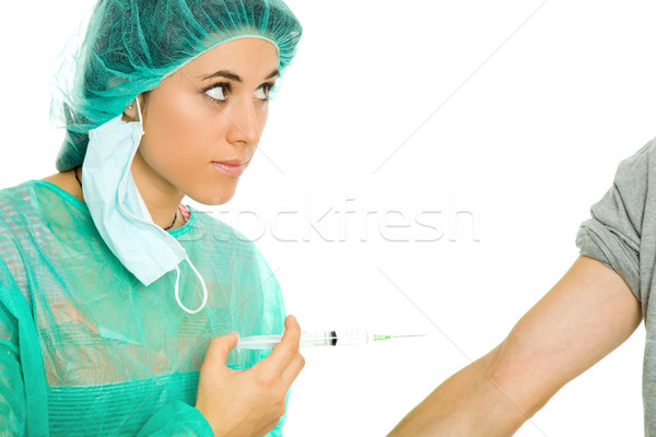 woman nurse Stock photo © zittto