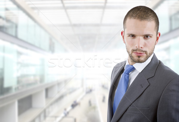 Homem de negócios jovem retrato escritório homem empresário Foto stock © zittto