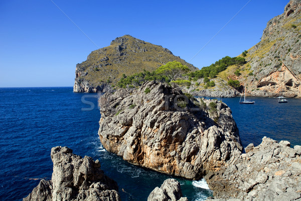 Mediterraneo mare costa Spagna montagna Foto d'archivio © zittto