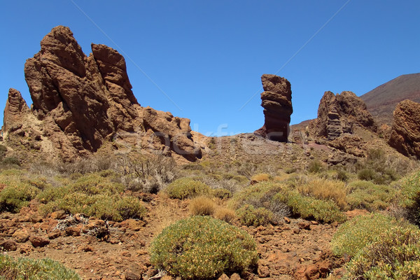 Stockfoto: Berg · tenerife · eiland · Spanje · hemel · landschap