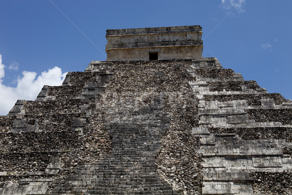 Foto stock: Chichén · Itzá · antigua · pirámide · templo · cielo · edificio