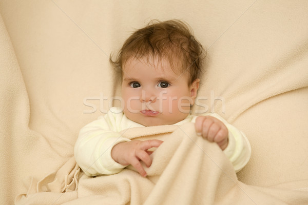 young baby portrait Stock photo © zittto