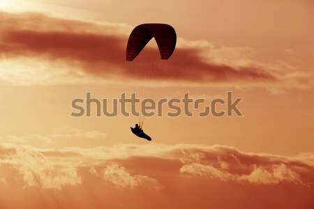 Paragliding Stock photo © zittto