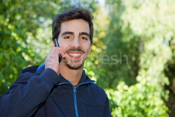 man on the phone Stock photo © zittto