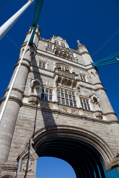 Tower Bridge dettaglio Londra Inghilterra cielo costruzione Foto d'archivio © zittto