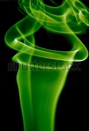 Verde abstract fumo nero Rainbow velocità Foto d'archivio © zittto