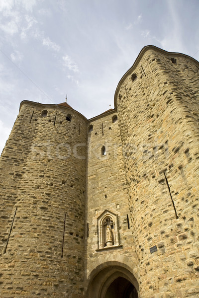 古代 要塞 フランス 建物 セキュリティ ストックフォト © zittto