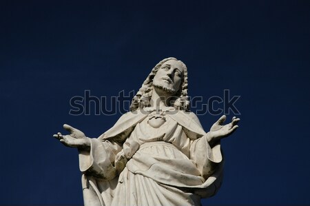 christ statue Stock photo © zittto