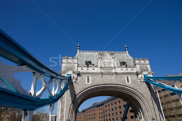 Tower Bridge dettaglio Londra Inghilterra cielo costruzione Foto d'archivio © zittto