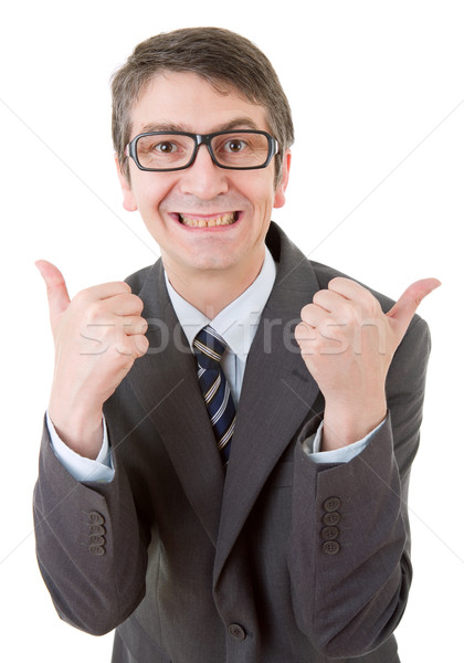 businessman thumb up Stock photo © zittto