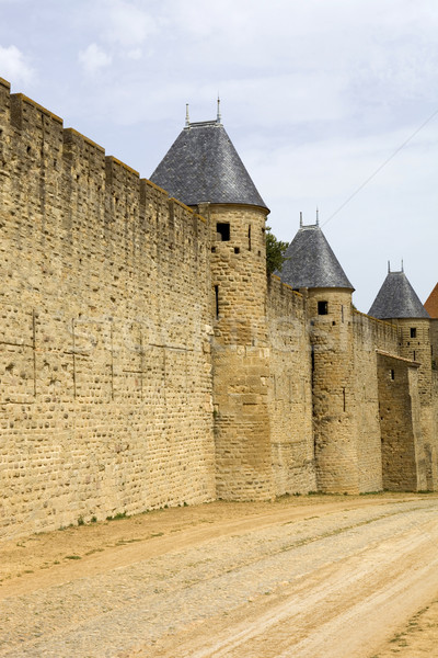 Antigo fortificação França edifício segurança Foto stock © zittto