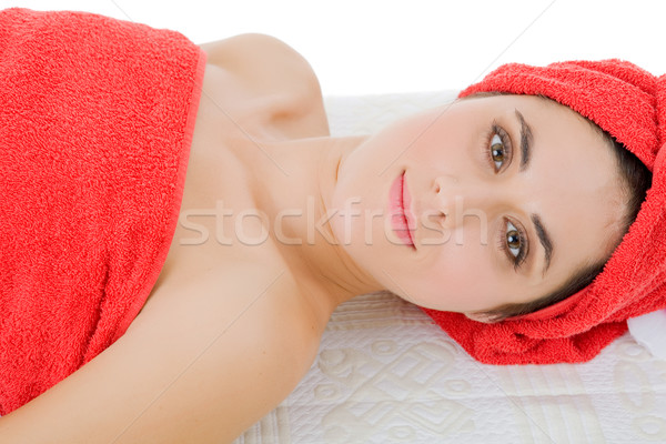 Spa-behandeling mooie jonge vrouw schoonheid spa vrouwelijke Stockfoto © zittto